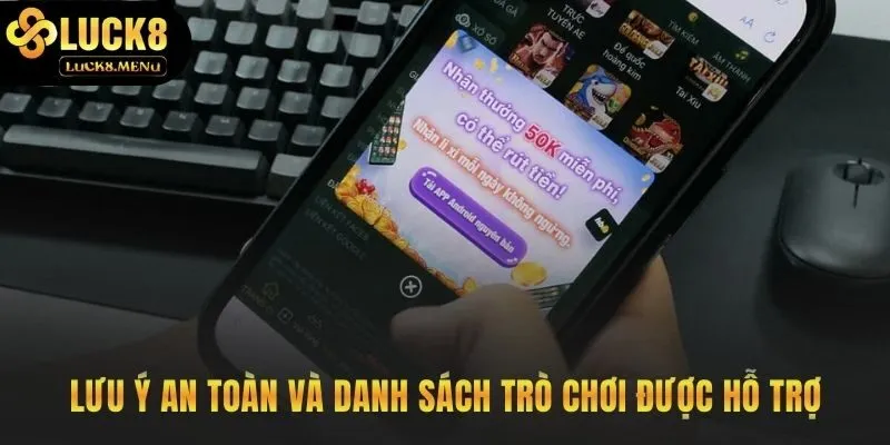 An toàn tài khoản và danh sách các game slot được hỗ trợ